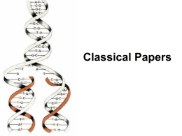 Classical Papers