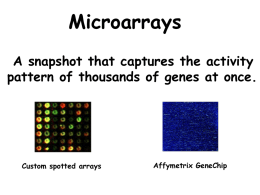 Spotted arrays