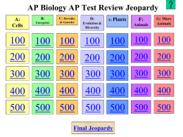 AP Bio Test Review - ehs-English