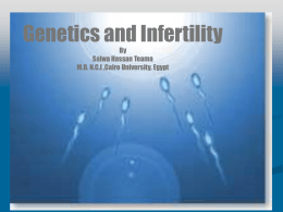 Causes of Male infertility