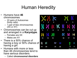 Human Heredity and Disorders