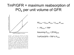 Regulation of Phosphate Transport in Proximal Tubule