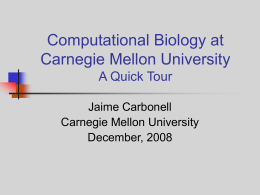 CompBio-RODLEU-1 - Carnegie Mellon School of Computer