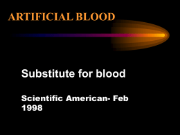 artificial blood
