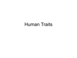 Human Traits