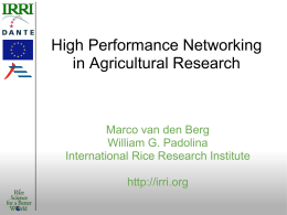Click here to read Marco van den Berg`s presentation