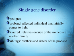 Prenatal Genetic Diagnosis