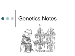Genetics Notes - Cobb Learning