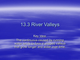 13.3 River Valleys