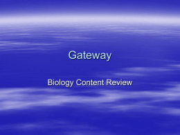 Gateway Biology Review