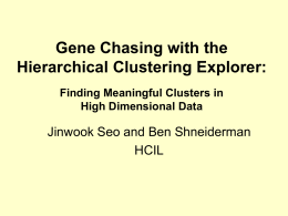 Gene Chasing with the Information Prism: Finding Meaningful