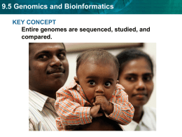 9.5 Genomics and Bioinformatics