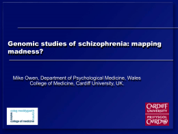 Genomic studies of schizophrenia