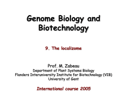 Genome Biology and