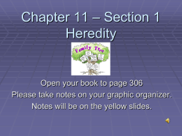 heredity section 1