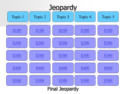 Jeopardy, cells part 2 review