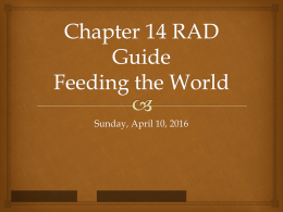 Chp 14 RAD Guide Feeding the World