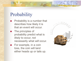 Probability section 4