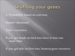 Shuffling your genes