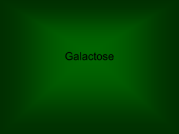 Galactose