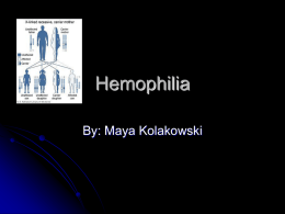 Hemophilia - trefzclasses