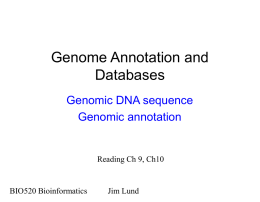 GenomeAnnot - Nematode bioinformatics. Analysis tools and data