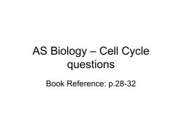 AS Biology – Foundation Genetics questions