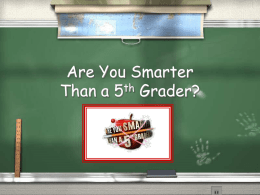 Are You Smarter Than a 5th Grader? - Cool Corvettes