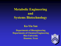What is metabolic engineering?