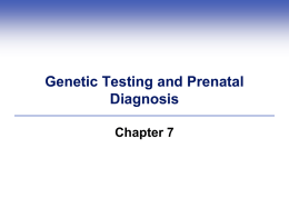 Types of Genetic Testing