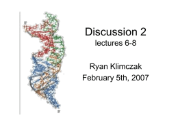 Discussion 2 - Molecular and Cell Biology