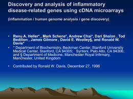 Discovery and analysis of inflammatory disease-related