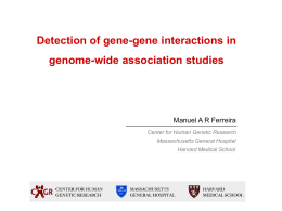 A 1 - QIMR Genetic Epidemiology