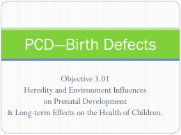 What is a Birth Defect?