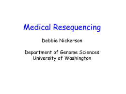 Candidate Gene 1 2 3 4 5 - University of Washington
