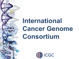 PPT - International Cancer Genome Consortium