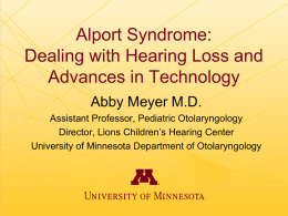 Dealing with Hearing Loss and Advances in Technology