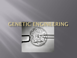 Genetic Engineeringx
