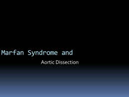 Marfan`s Syndrome - faculty at Chemeketa