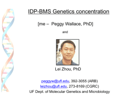 MGM Retreat - Advanced IDP Genetics curriculum