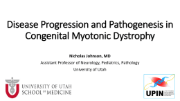 Congenital myotonic dystrophy