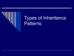 Types Of Inheritance And Pedigrees