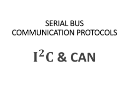 I2C and CAN Protocol ppt 3x