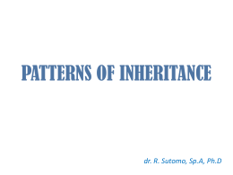 Complication to AR inheritance