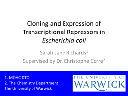 presentation - University of Warwick