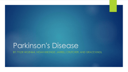 Parkinson`s Disease PPT
