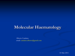 Molecular Haematology for Haematologists