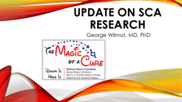 Update on SCA Research