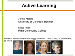 Active Learning Session (Download Slides)