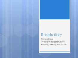 Respiratory – Kaylea Clark